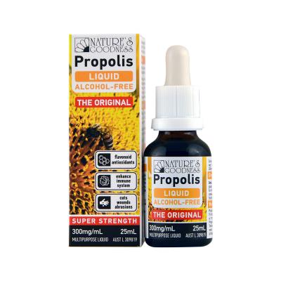 Nature's Goodness Propolis Alcohol-Free Liquid (The Original) Super Strength 300mg/ml 25ml